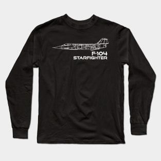 Lockheed F-104 Starfighter Long Sleeve T-Shirt
